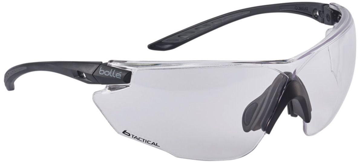 Bollé Safety Combat Kit taktische Schutzbrille - STANAG 4296 - EN 166-172 - mit Bügeln, Kopfband & drei versch. Scheiben (Bild 6)