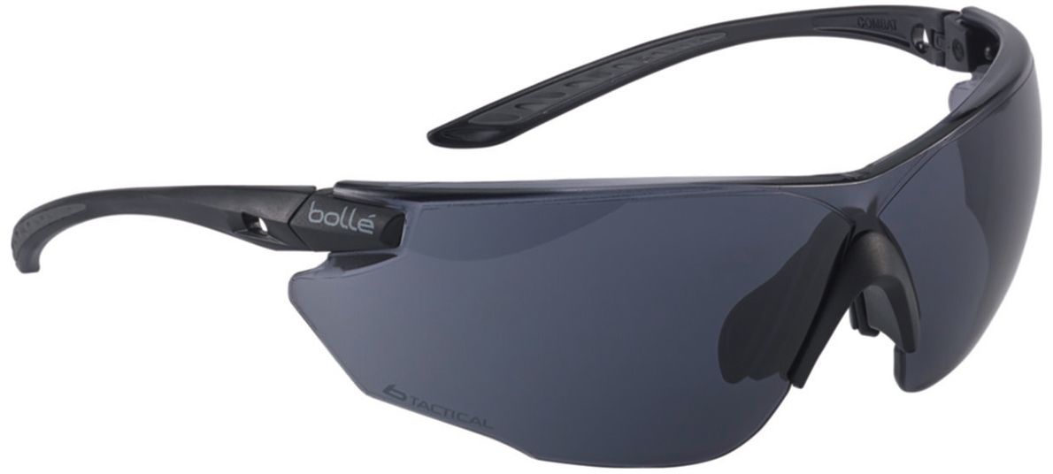 Bollé Safety Combat Kit taktische Schutzbrille - STANAG 4296 - EN 166-172 - mit Bügeln, Kopfband & drei versch. Scheiben (Bild 4)