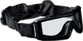 Bollé Safety X810 taktische Vollsicht-Schutzbrille - kratz- & beschlagfest - STANAG 4296 - EN 166-170 - Schwarz-Klar (Bild 1)