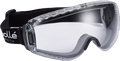 Bollé Safety Pilot 2 Vollsicht-Schutz-Brille - bequem & sportlich - für Bau, Handwerk & Industrie - EN 166-170 - Schwarz-Klar (Bild 1)