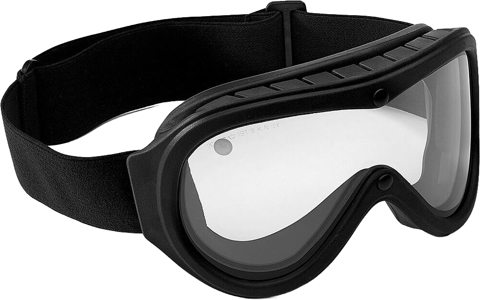 Bollé Chronosoft taktische Vollsicht-Schutzbrille - kratz- & beschlagfest - STANAG 2920 - EN 166-170 - Schwarz-Klar (Bild 1)