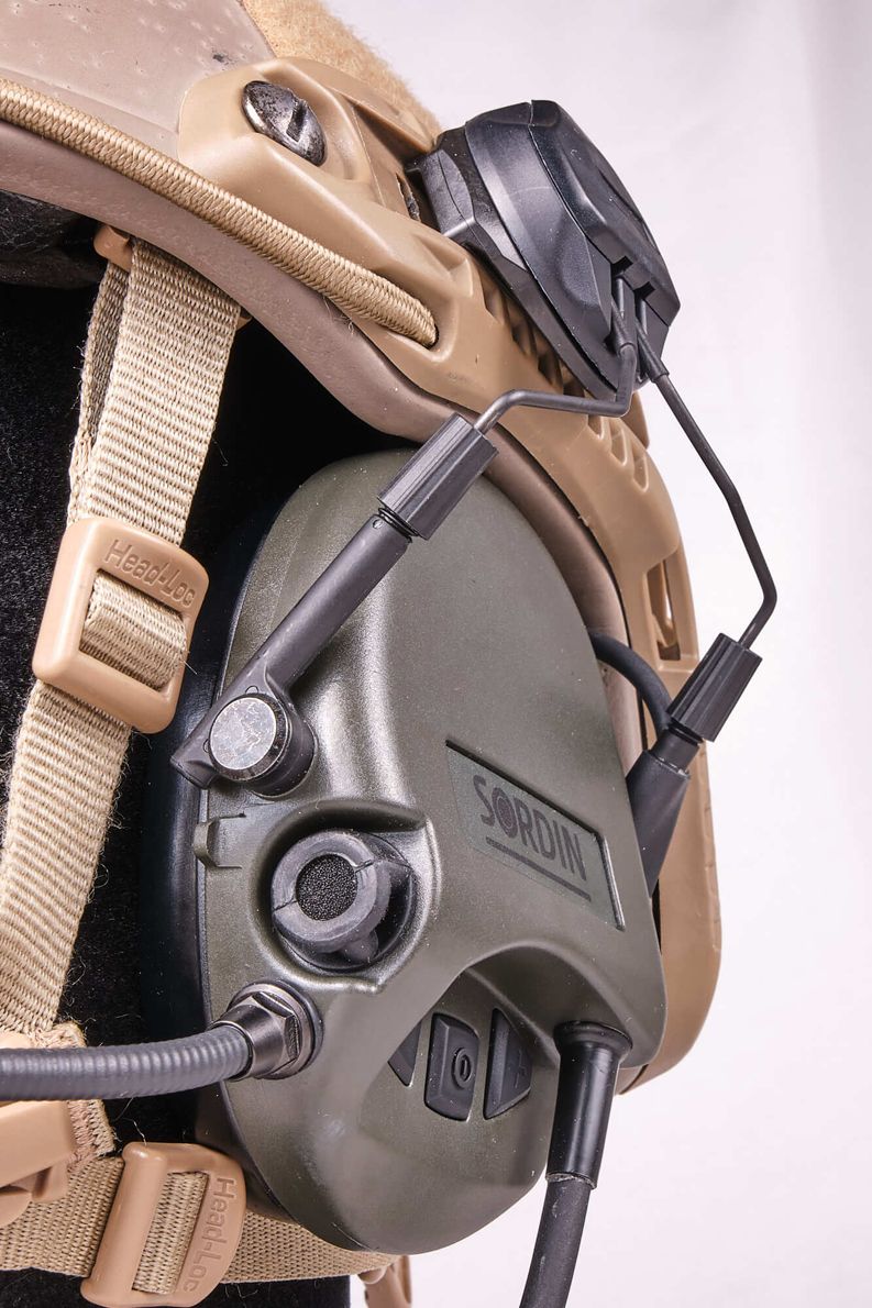 Sordin 60160 ARC-Adapter - nur für Sordin Supreme Modelle mit Slim-Kopfband - zur Befestigung an Militär-Helmen - 1 Paar (Bild 3)