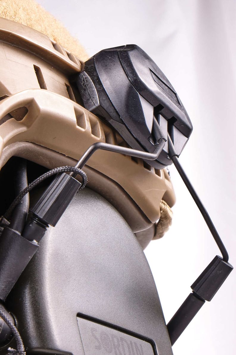 Sordin 60160 ARC-Adapter - nur für Sordin Supreme Modelle mit Slim-Kopfband - zur Befestigung an Militär-Helmen - 1 Paar (Bild 4)
