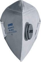 uvex silv-Air pro 8113, Faltbare Staubschutzmaske, FFP1, mit Atemventil (Bild 1)