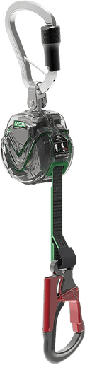 MSA V-TEC Mini PFL, 1,8 m, einsträngig, AL36CLS Aluminium-Gerüsthaken mit Drehwirbel, CE (VTOHW-011-DH-E) (Bild 1)