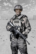 uvex apache goggle Militär-Schutzbrille - EN 166 & STANAG 2920-4296 - Schießbrille + Etui + 3 verschiedene Scheiben (Bild 6)