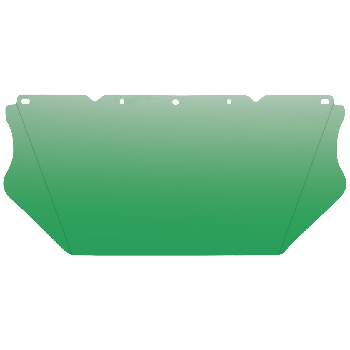 MSA V-Gard Polycarbonat-Helmvisier - leicht & flexibel - ohne Halterung - EN 166 - verschiedene Farben & Maße (Bild 1)