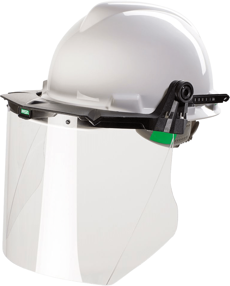 MSA V-Gard Elektriker-Schutzhelm mit Visier (Bild 1)
