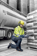 uvex KH Kapsel-Gehörschutz aktiv mit Helm-Adapter Gelb (Bild 3)