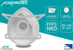 5 Stück ACE ProTec FFP3-Masken - Staubschutz-Maske mit Ventil - EN 149 - Einweg-Staubmaske gegen Asbest & Schimmel (Bild 7)