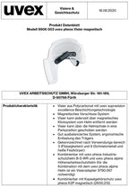 uvex pheos Polycarbonat-Helmvisier - nur für uvex pheos B-S-WR & pheos alpine - EN 166-170 - beschlag- & kratzfest (Bild 2)