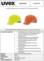 uvex u-cap sport Anstoßkappe Orange (Bild 2)
