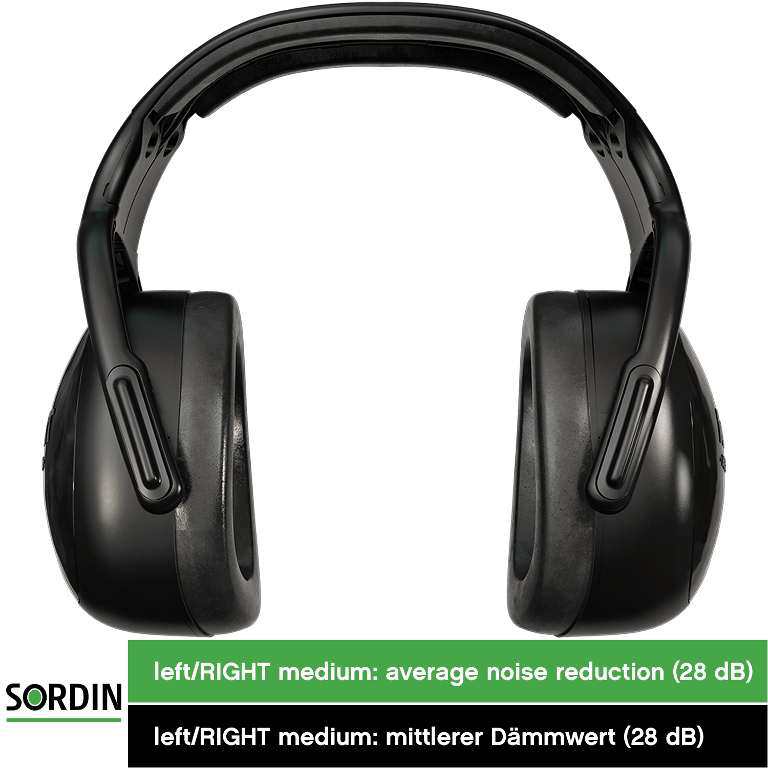 Sordin left-RIGHT medium Kapsel-Gehörschutz passiv (Bild 2)
