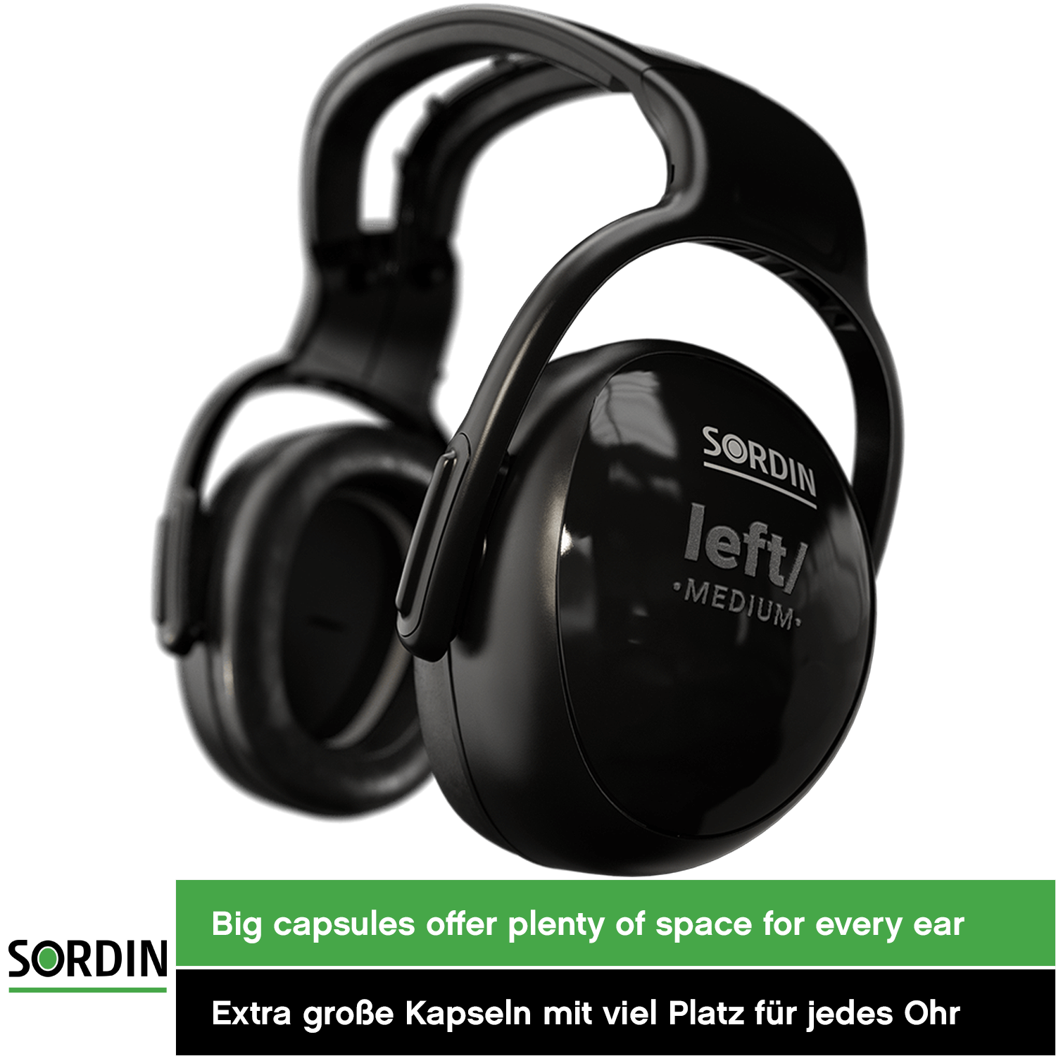 Sordin left-RIGHT medium Kapsel-Gehörschutz passiv (Bild 4)