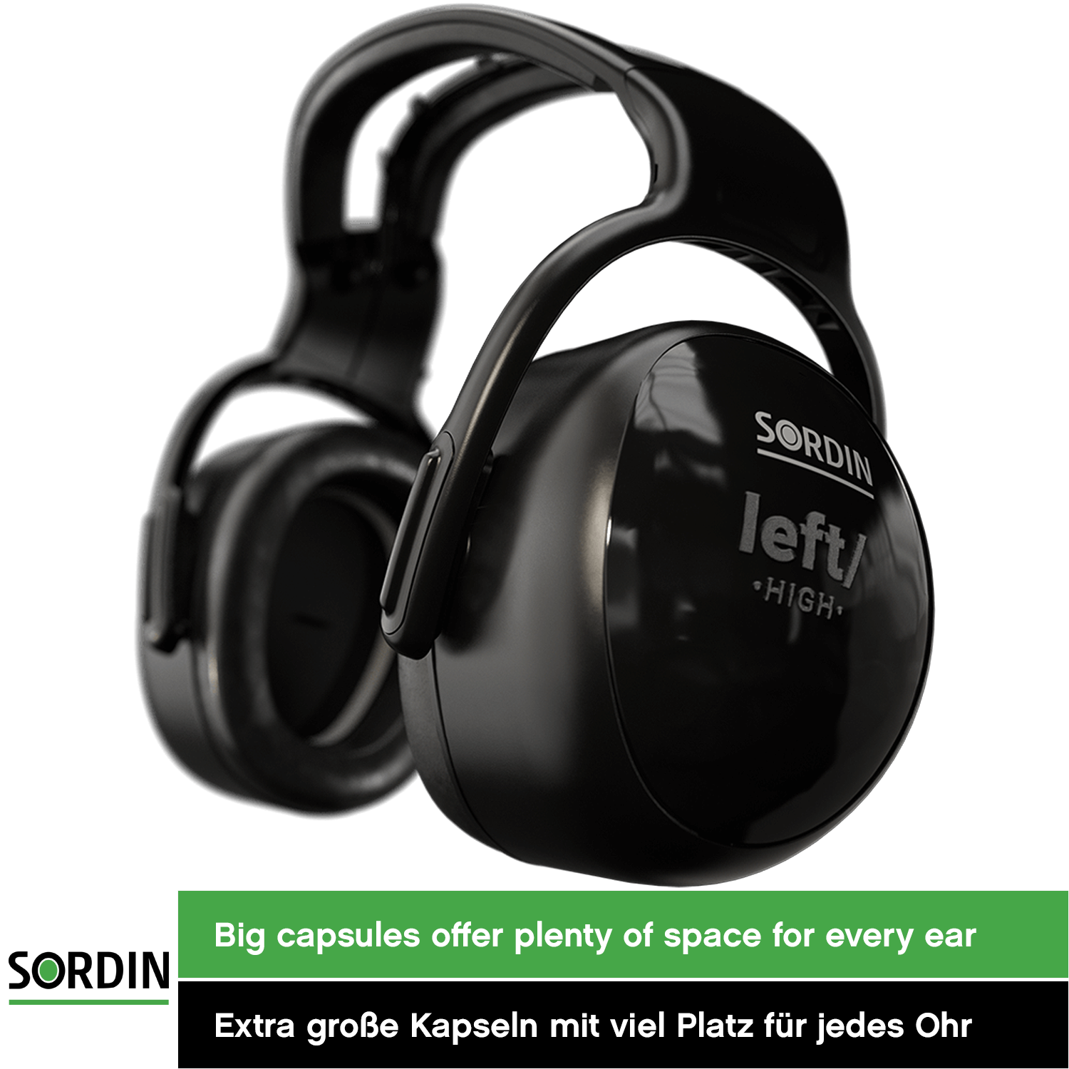 Sordin left-RIGHT high Kapsel-Gehörschutz passiv (Bild 4)