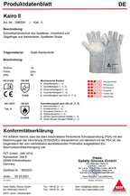 1 Paar Hase Kairo II Schweißerhandschuhe - 10-XL (Bild 2)
