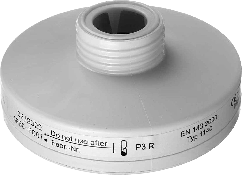 Dräger Partikelfilter Rd40-Anschluss, 1140 - P3 R (veraschbar) EN 148-1 (Bild 1)