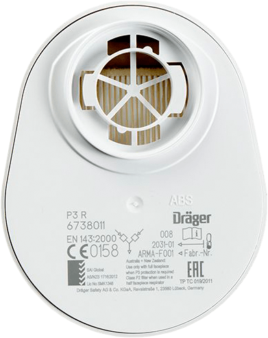 Dräger X-plore Partikel-Filter mit Bajonett-Anschluss EN143 - verschiedene Filter-Klassen (Bild 1)