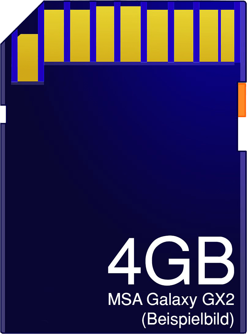 MSA 4GB SD--SDHC-Speicherkarte für Prüf- und Kalibrierstation Galaxy GX2 (Bild 1)