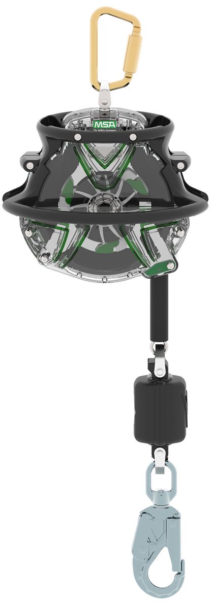 MSA V-Edge Höhensicherungsgerät - Verbindungsmittel - EN 360 – verzinktes Stahlseil 15 m Länge (Bild 2)