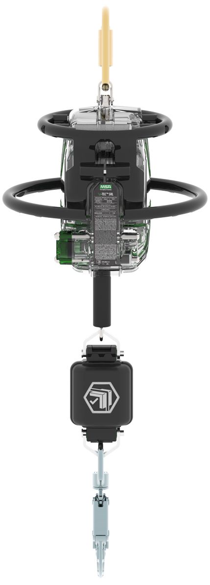 MSA V-Edge Höhensicherungsgerät - Verbindungsmittel - EN 360 – verzinktes Stahlseil 10 m Länge (Bild 4)