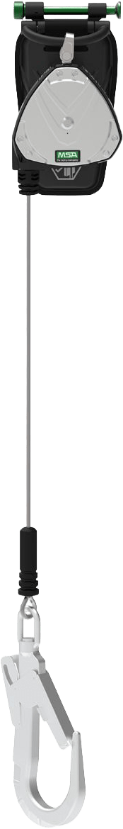MSA V-Edge Personenfallbegrenzer - EN 360 - verzinktes Stahlseil, Länge 2,4 m (Bild 1)