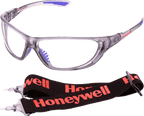 Honeywell SP1000 Schutzbrille - kratz- & beschlagfest beschichtet - EN 166-170 - mit wechselbaren Bügeln und Kopfband (Bild 1)