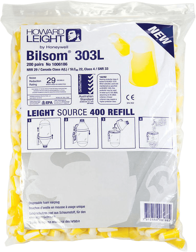 Howard Leight Bilsom 303 200 Paar Einweg-Ohrenstöpsel (Bild 1)