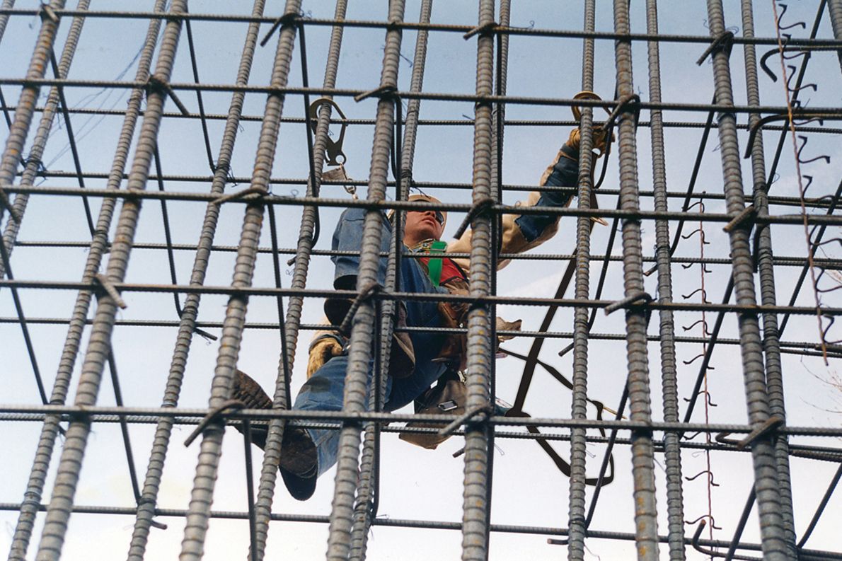 MSA Bandfalldämpfer - Verbindungsmittel mit Gurtband - zweisträngig - 1,5 m Länge - Stahl-Schraubkarabiner - Stahl Gerüsthaken (Bild 2)