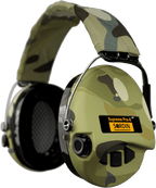 Sordin Supreme Pro-X LED Kapsel-Gehörschutz aktiv mit Camo-Kopfband (Bild 1)