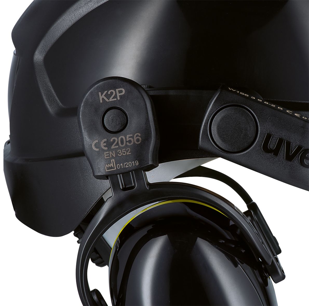 uvex K2P Kapsel-Gehörschutz passiv mit Helm-Adapter (Bild 3)