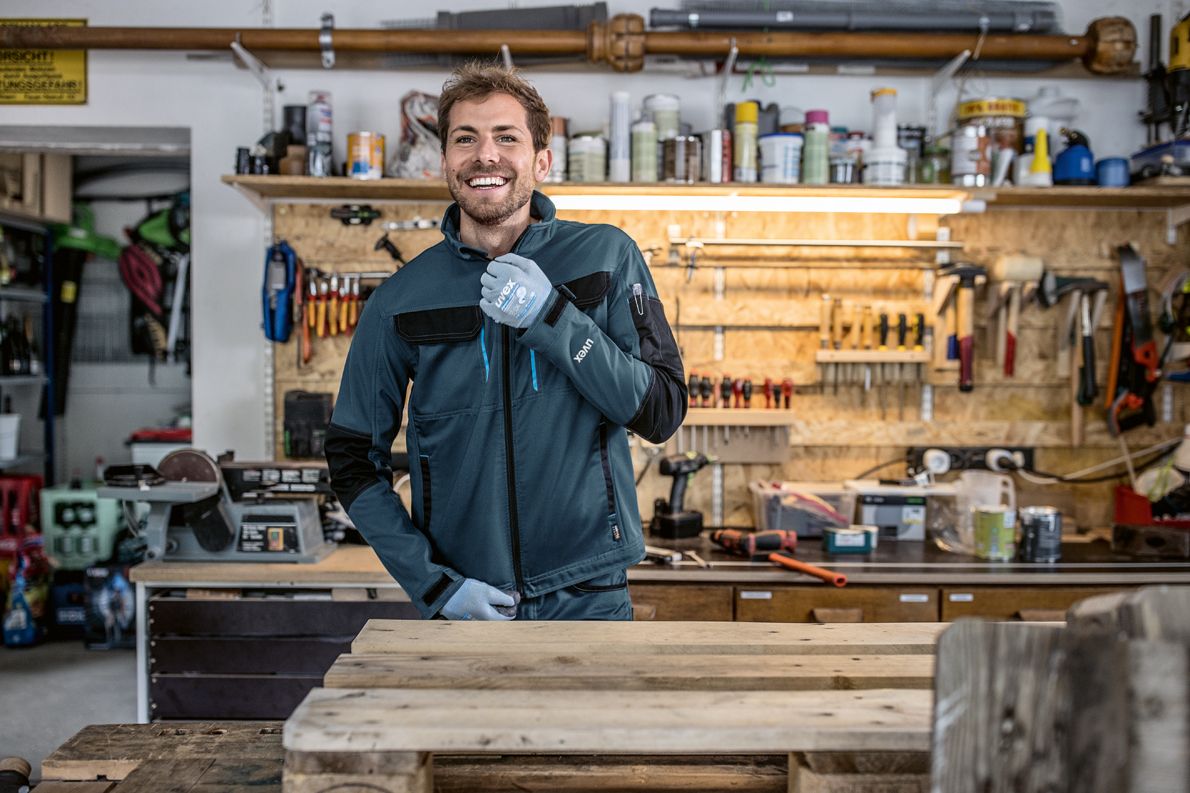 uvex tune-up Hybrid-Arbeitsjacke für Herren