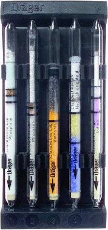Dräger Simultantest-Set Begasung I - für CH2O, PH3, HCN, CH3Br und NH3