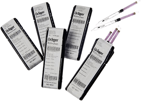 Dräger Röhrchen-Set D: Ergänzung ETW-Stoffe zu Set B und C - zur Messung aller ETW-Stoffe (Bild 1)