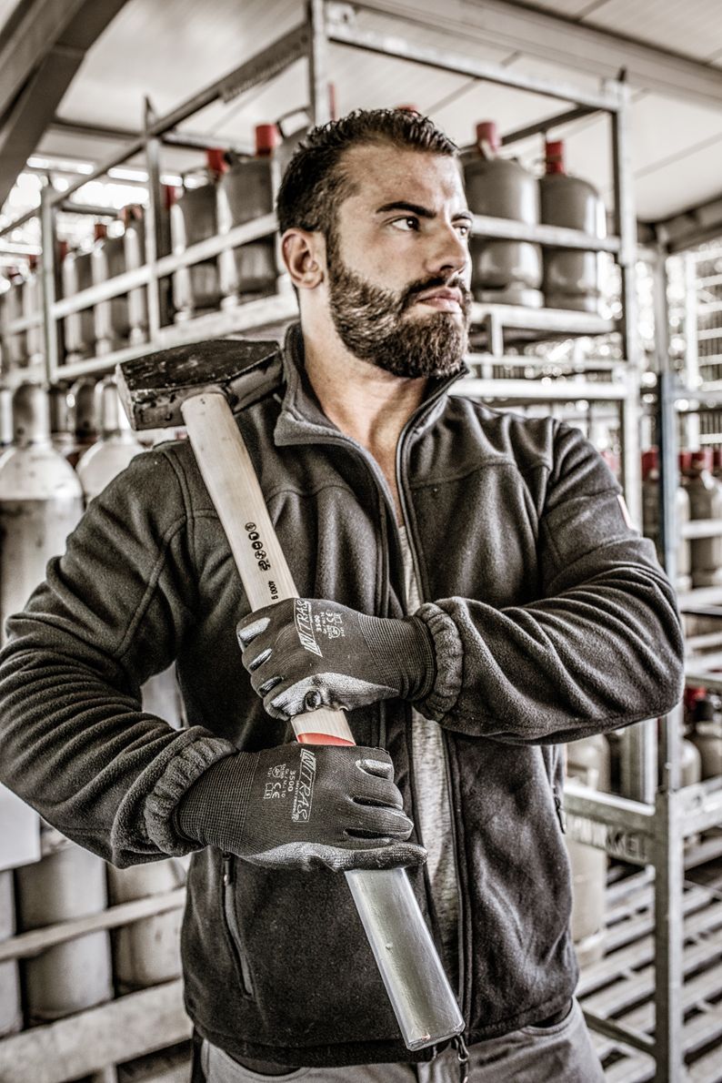 Nitras Motion Tex Plus Fleece-Arbeitsjacke für Herren