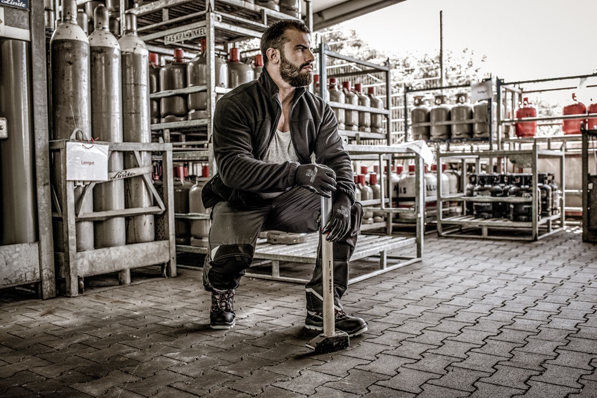 Nitras Motion Tex Plus Fleece-Arbeitsjacke für Herren
