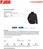 Nitras Motion Tex Light Softshell-Arbeitsjacke für Herren