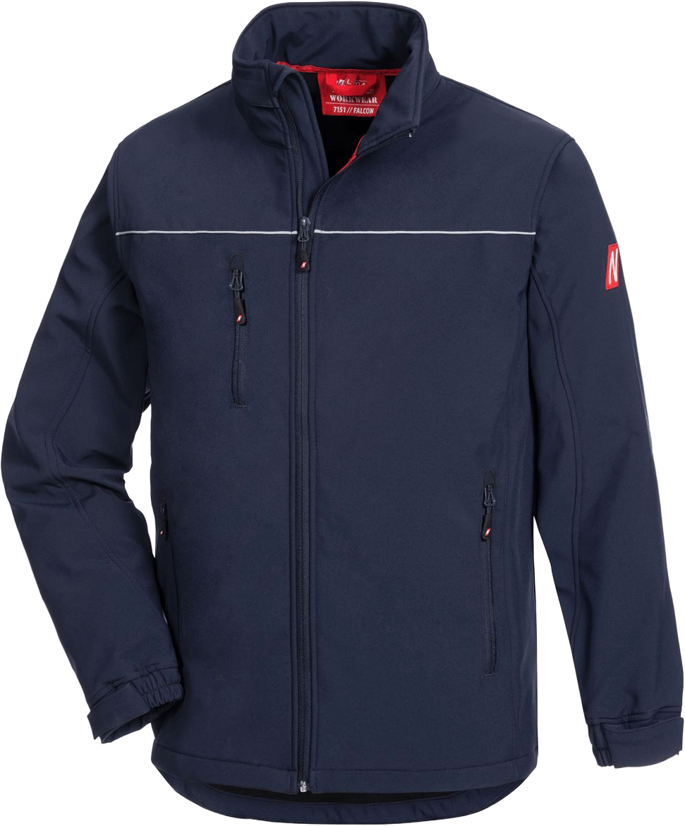 Nitras Motion Tex Light Softshell-Arbeitsjacke für Herren (Bild 1)