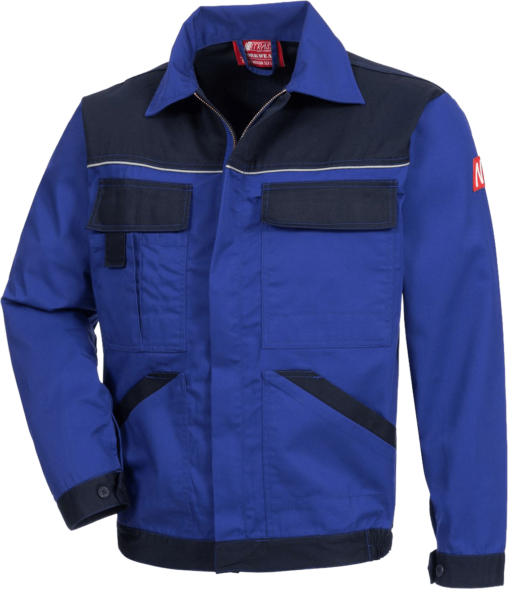 Nitras Motion Tex Light Herren-Arbeitsjacke - Blau - 48 (Bild 1)