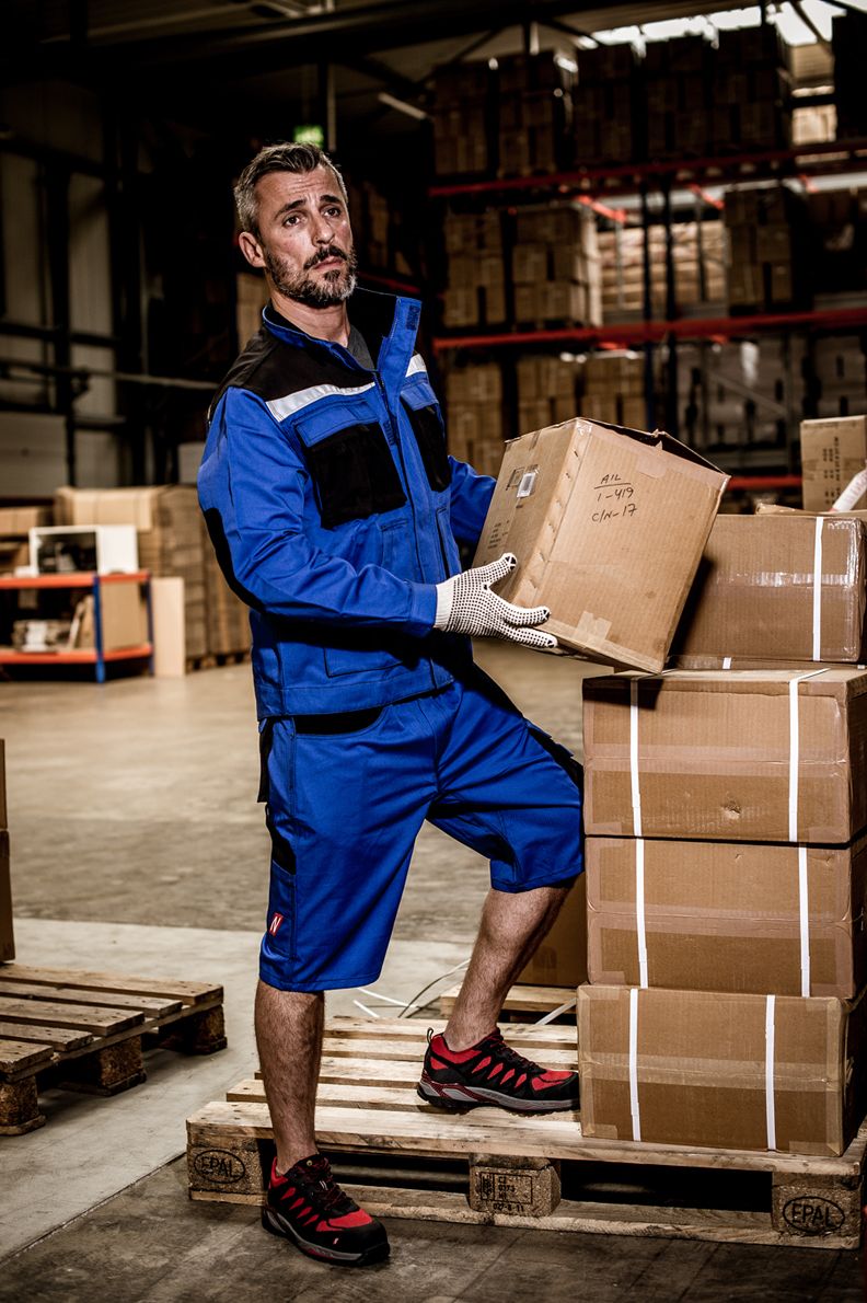 Nitras Motion Tex Plus Herren-Arbeitshose kurz