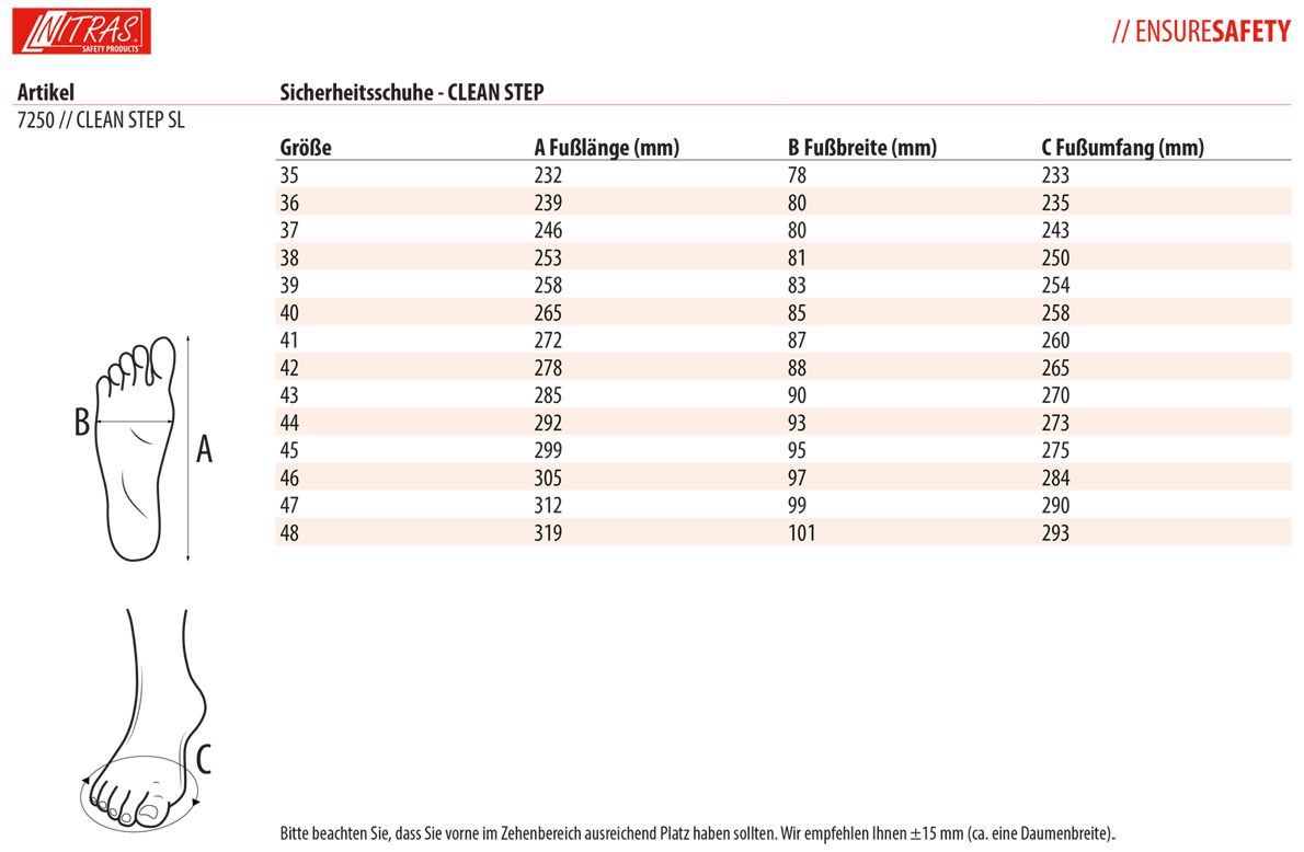 Nitras Clean Step SL S2 Arbeitsschuhe - 46 (Bild 4)