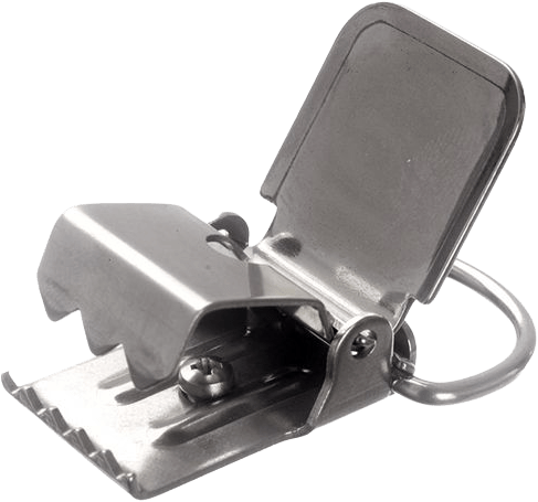 Dräger Krokodilclip - Grip-Clip (Clip Mit Schraube, Ersatzteil Set) für die Pac-Serie und X-am 1000, 2000 und 5000 Serie (Bild 1)