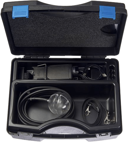 Dräger CSE Set - Koffer-Set mit X-am Pumpe - Tragekoffer - Viton-Schlauch (5 m) - Schwimmersonde (transparent) - Tragegurt - inkl. USB Netzteil... (Bild 1)