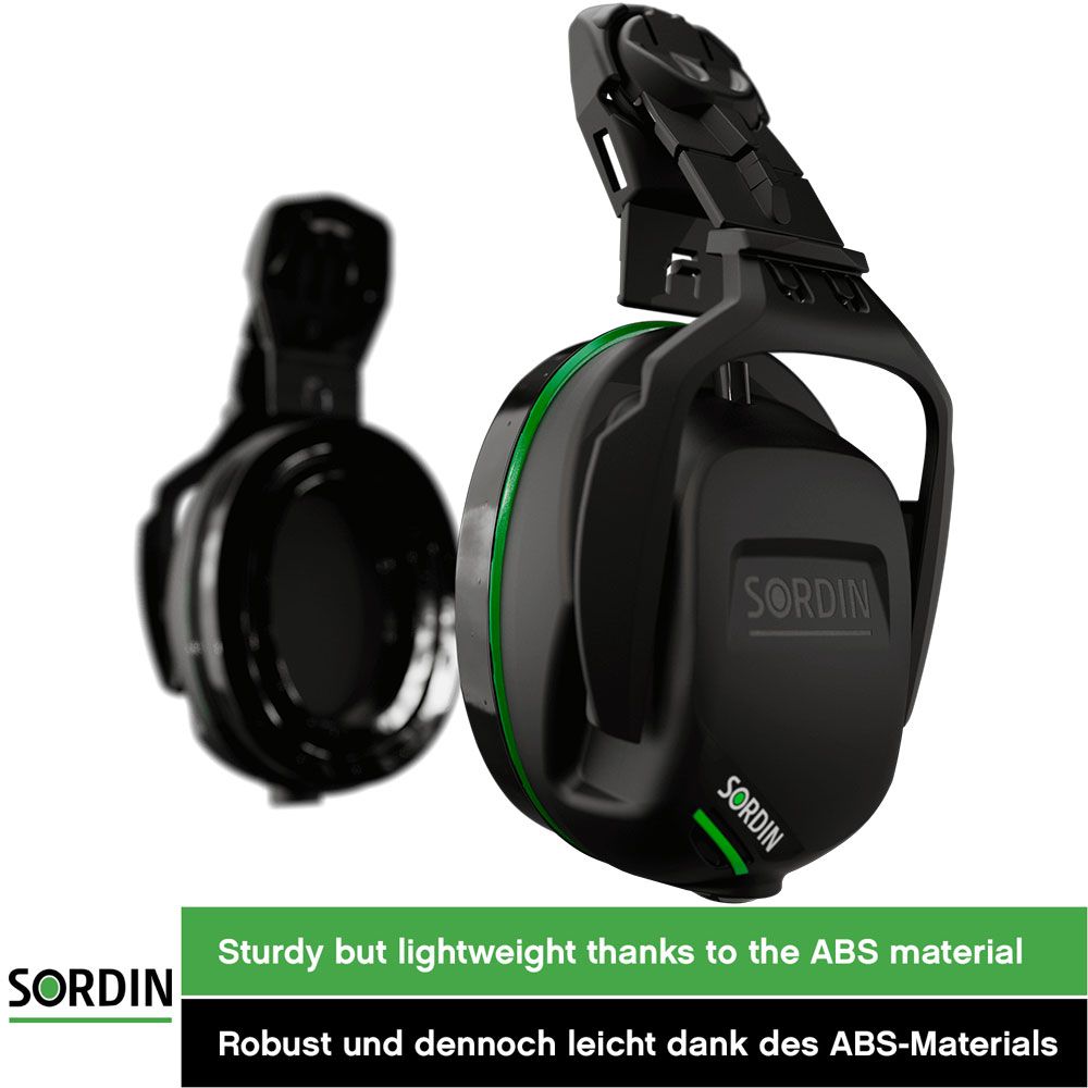 Sordin Sharp Kapsel-Gehörschutz aktiv mit Bluetooth & Helm-Adapter (Bild 7)