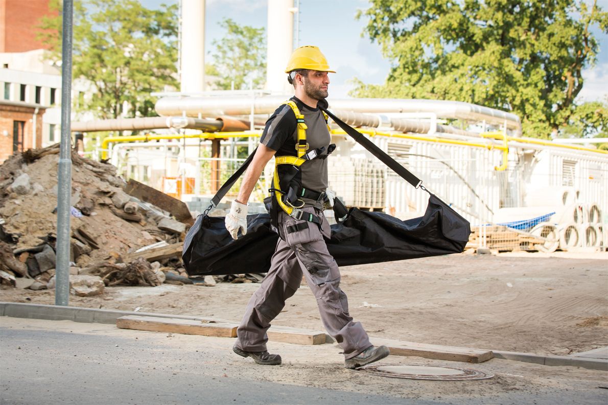 MSA Tragetasche für das Workman Dreibein - robuste Tasche mit Tragegriff - Schwarz (Bild 2)
