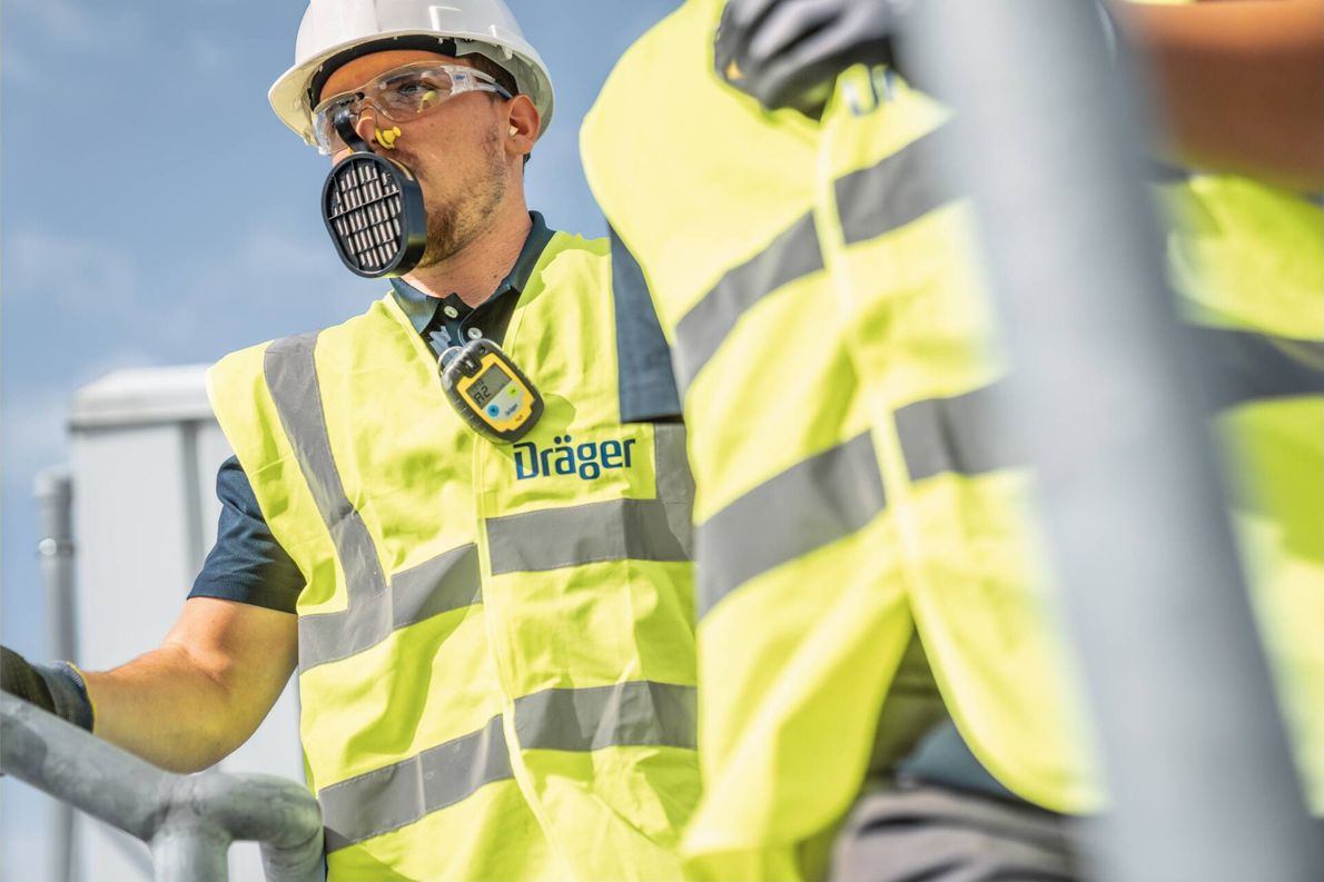 Dräger PARAT 1200 - Trainings-Gerät mit Filter-Dummy - Kennzeichnung „for training only“ - keine Schutzfunktion (Bild 5)