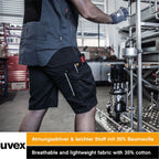 uvex tune-up Herren-Arbeitshose kurz