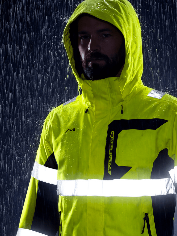 ACE Constructor Hi-Viz Regenjacke - EN20471 & EN343