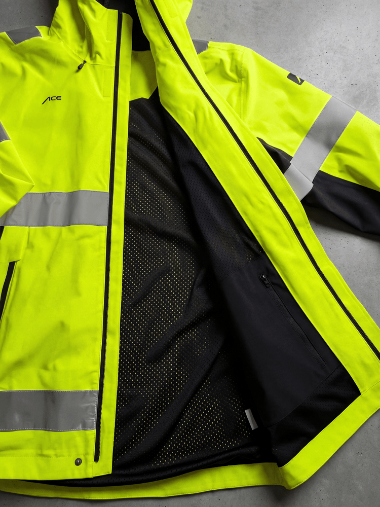 ACE Constructor Hi-Viz Regenjacke - EN20471 & EN343