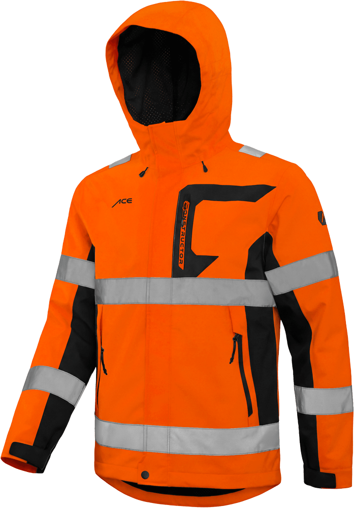 ACE Constructor Hi-Viz Regenjacke - EN20471 & EN343